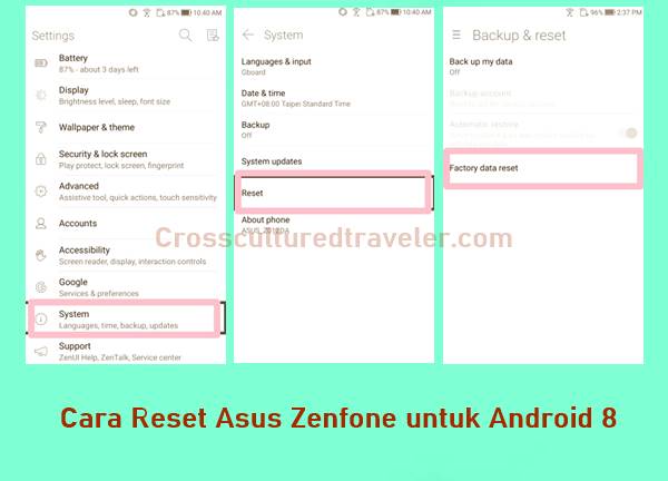 Tutorial Mereset Smartphone Asus Zenfone All Series - Andorid 8